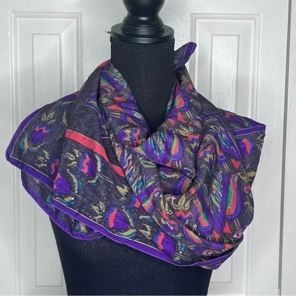 Jean Louis Scherrer Paris’ Silk Scarf - Picture 5 of 6